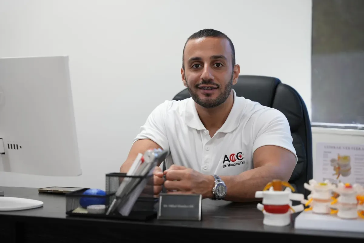 Dr. Milad Mandavi, D.C. at the Accident Center of California